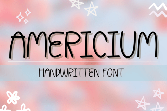 Americium: A Handwritten Font for Creative Projects