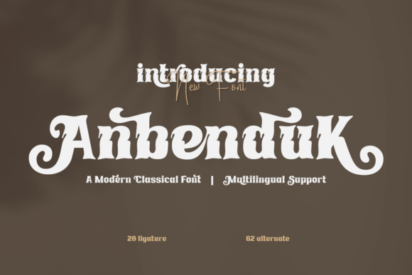 Anbenduk Font Review