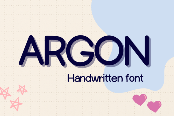 Argon: A Handwritten Font for Elegant Design