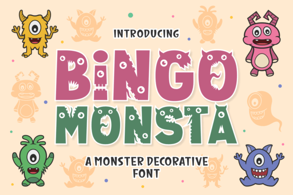Bingo Monsta: A Bold Display Font
