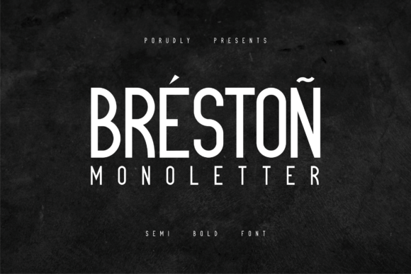 Breston Monoletter: A Modern Font for Digital Marketing