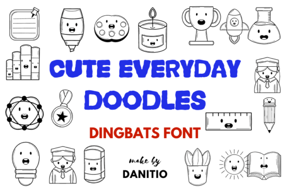 Cute Everyday Font for Web Design