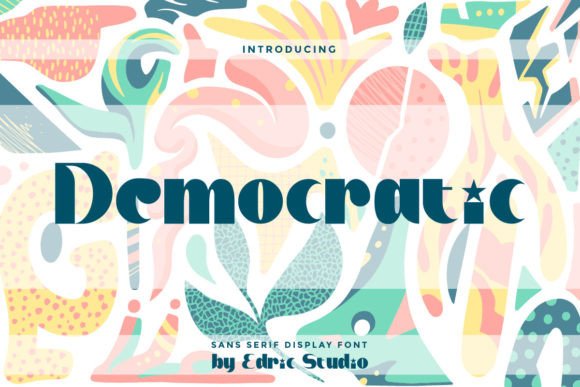 Democratic Font: A Patriotic Display Typeface