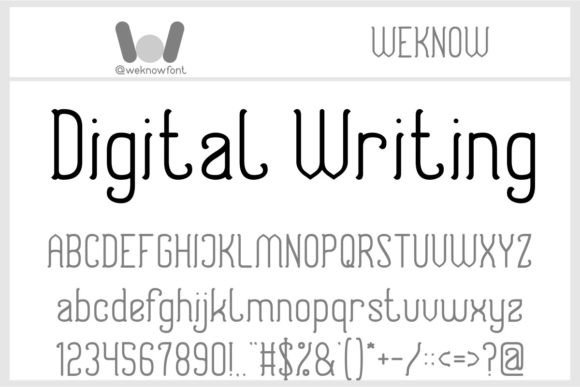 Digital Writing Font Review