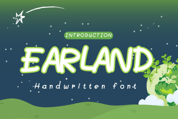 Earland: A Handwritten Serif Font for Marketing