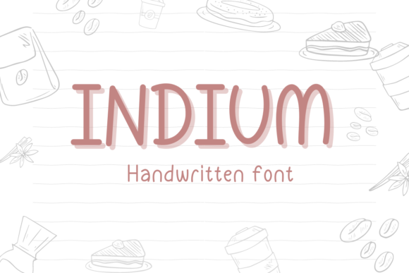 Indium: A Handwritten Font for Business