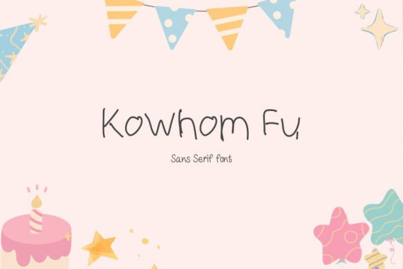 Kowhom Fu Font Review