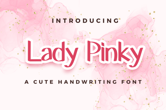 Lady Pinky Font for Creative Makers