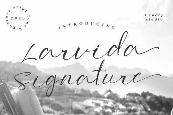 Larvida: A Signature Font for Web Design