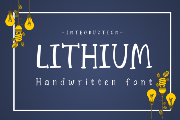 Lithium Font: Handwritten Elegance for Web Design