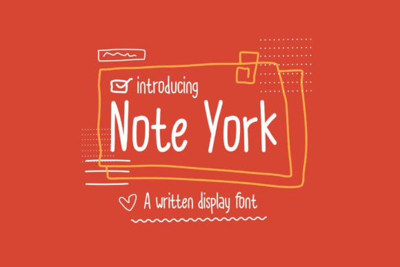 Note York Font: Handwritten Style for Digital Marketing