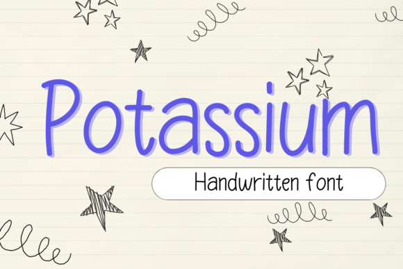 Potassium: A Handwritten Font for Clear Campaigns