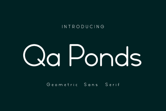 Qa Ponds: A Font for Business Clarity