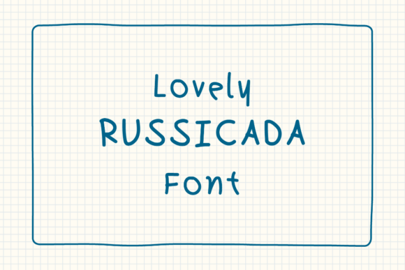 Russicada: A Playful Font for Polished Branding