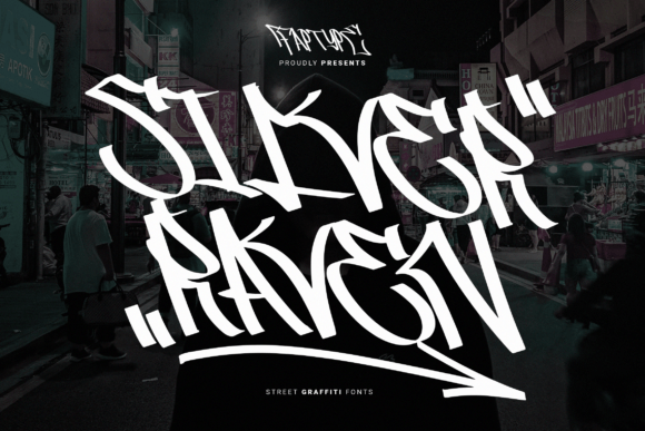 Silver Raven Font for Creative Projects