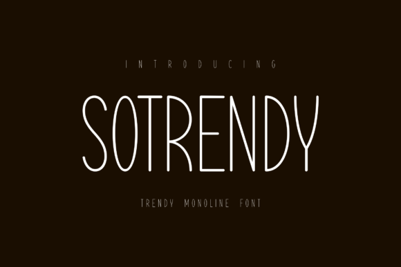 Sotrendy: A Modern Font for Business