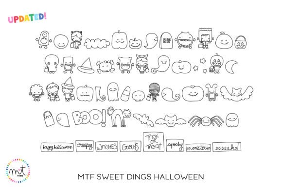 Sweet Dings Halloween Font