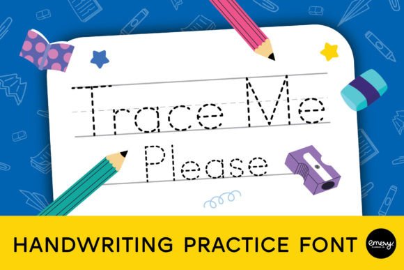 Trace Me Please Font for Creative Projects