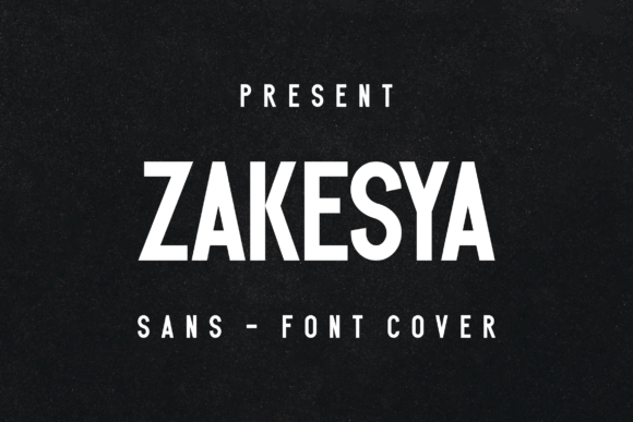 Zakesya: A Modern Font for Business